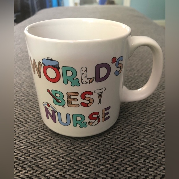 World’s Best Nurse Ceramic Mug, Holds 12 Ounces - Picture 3 of 6